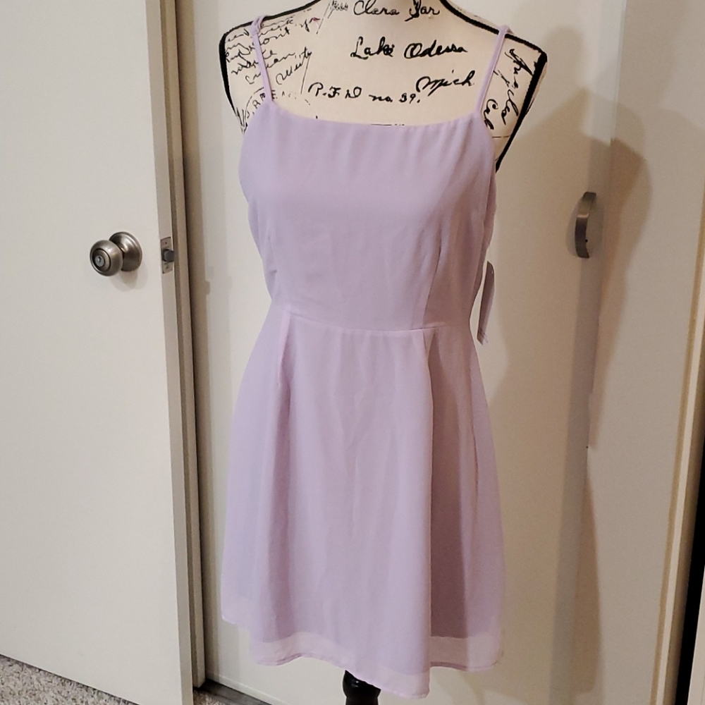 Lavender spaghetti strap